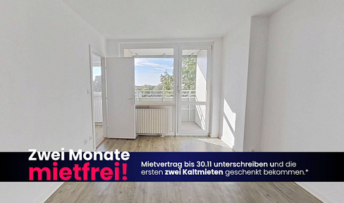 Komfort für Singles: 1-Zi.-Whg. mit BALKON, EBK und viel Lichteinfall *2 NKM FREI*