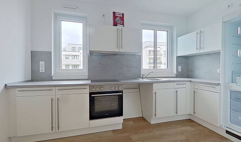 Dreamy 3-room apartment with fitted kitchen and balcony in Nauen!