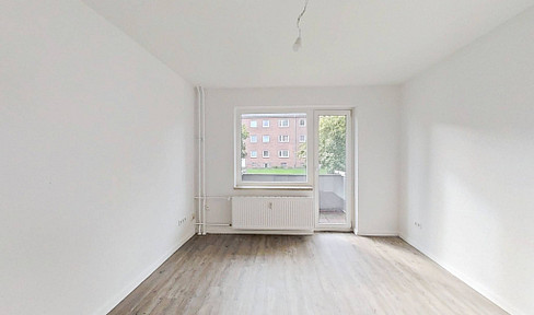 Modern and bright: Spacious 2-bedroom apartment with balcony in the northwestern part of Rendsburg.