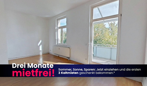 Geräumige 3-Zi.-Whg. mit BALKON und Küche