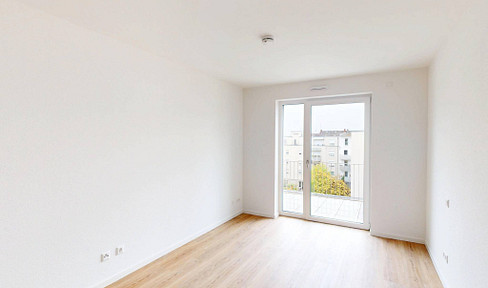 Große 2,5-Zi.-Neubauwohnung mit BALKON, EBK, HWR uvm. in direkter Nähe zum Klinikum