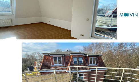 Beautiful 3-room apartment with a large balcony and fitted kitchen.