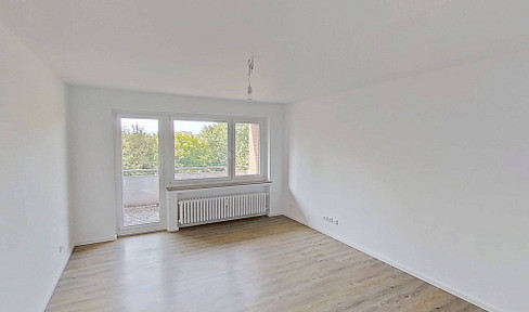 Modern 2-room apartment with a balcony and daylight bathroom in Buntekuh.