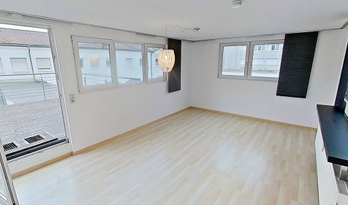 Living above the rooftops of Stuttgart: Bright 2-room apartment with a kitchenette and a rooftop terrace.