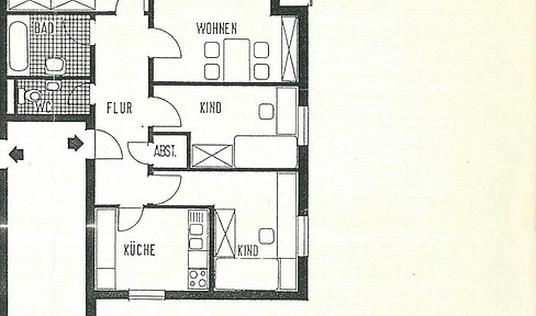 Apartment with 4 rooms for sale.