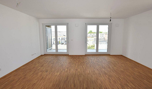 Spacious, newly built 2-room apartment with a balcony, located in a quiet residential area with limited traffic.