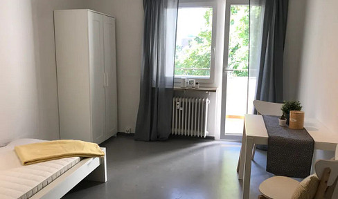 One-bedroom apartment for students.