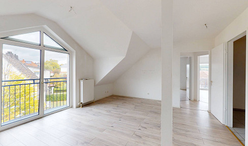 Toll geschnittene 3-Zi.-Whg. mit BALKON und viel Platz zur freien Entfaltung