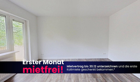 Move in and save: 4-room apartment with BALCONY and fitted kitchen.