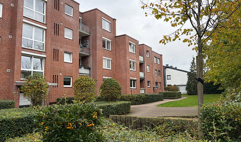 Ruhige 3 Zi. Wohnung mit Balkon, Garten & Teichblick, 89qm 2 Bäder