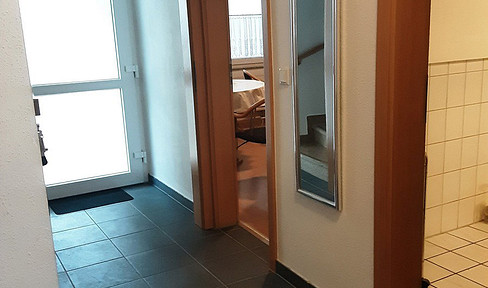 Bright, energy-efficient 3-room apartment with a large, covered terrace.