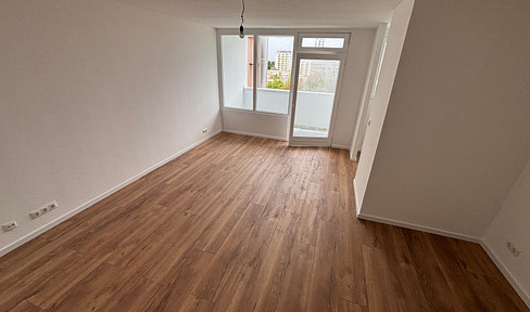 Newly renovated 1-bedroom apartment with balcony and fitted kitchen. (Reference: 1096)