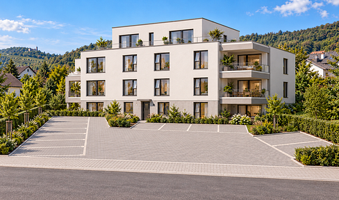 Building plot with planning permission for a multi-family building in Beilstein.