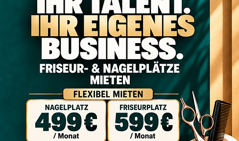 Friseur- & Nagelplatz in Usingen – ab 499 € all-inclusive