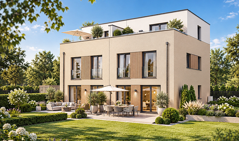 Neubau-Doppelhaushälfte mit 140 m² Wohnfläche in Neu-Ulm