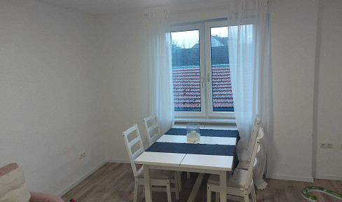 Bright and modern 3-room apartment with fitted kitchen in Merzenich.