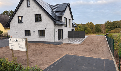 First occupancy in 2026 - Energy-efficient family home with a south-facing terrace, garden, and solar power.
