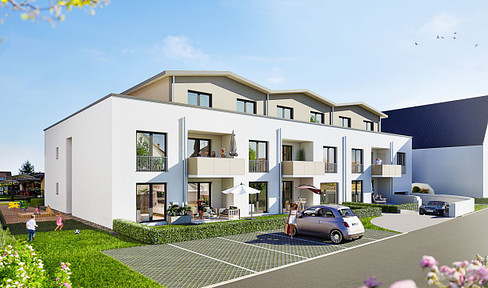 Living and investing in the heart of Bad Krozingen - KfW40 new build with 14 apartments