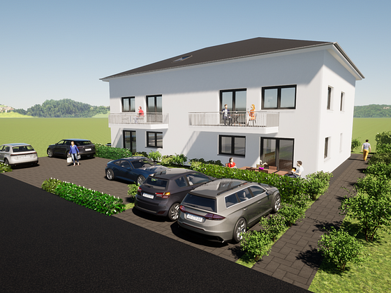 2-Zimmer-Wohnung in Cham - KFW 40 Standard