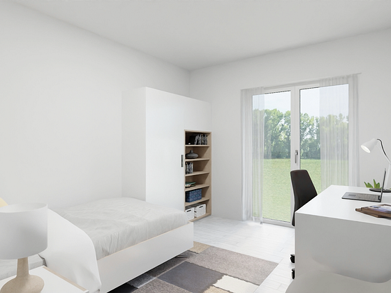 Moderne 4,5-Zi.-EG-Wohnung in Ergenzingen – Barrierefrei & nur 5 Gehmin. zum Bahnhof mit VVS