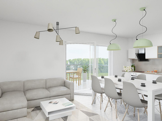 Moderne 3,5-Zi.-OG-Whg. in Ergenzingen – zentral mit Balkon & VVS-Bahnhof fußläufig in 5 Min.
