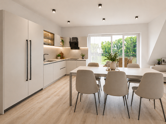 Space for the whole family - 6.5-room maisonette in Ergenzingen with balcony & public transport in 5 minutes' walk.