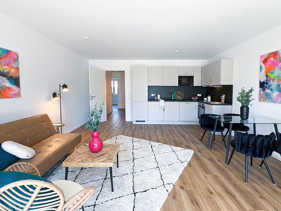 Living above the rooftops of Solingen 2-room new-build penthouse with spacious roof terrace