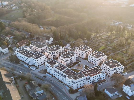 Exclusive new-build penthouse apartment with 2 rooms, a rooftop terrace, and a balcony.