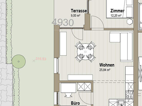 RESERVIERT - Schöne 2,5-Zimmer Wohnung mit eigenem Garten