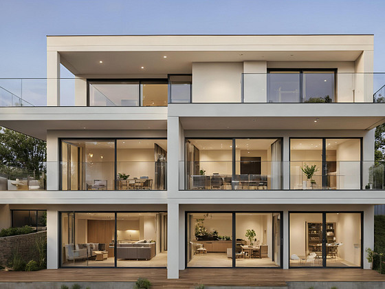 Exklusive 2-Zimmer Terrassenwohnung mit nachhaltiger Architektur und Weitblick