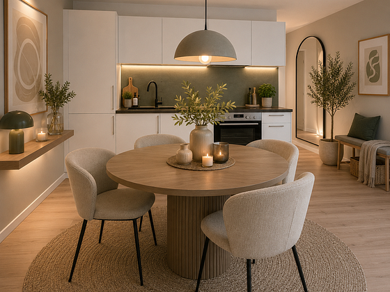 **NEW CONSTRUCTION:** Charming 2-room apartment with balcony and fitted kitchen, in an excellent location.