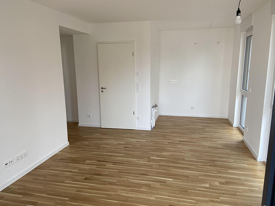 Your new home in a green setting: A brand new 2-room apartment with a private garden.
