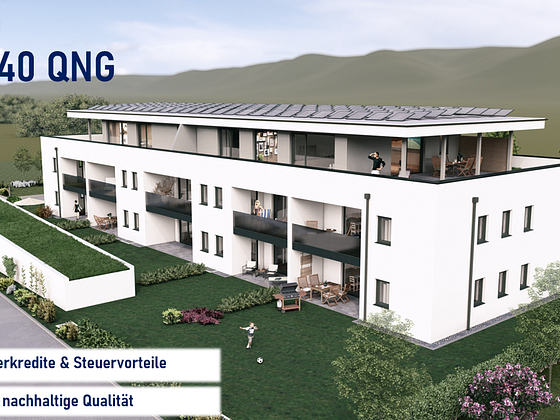 New apartment built to KfW-40-QNG standards - Apartment 07 - 76 square meters.
