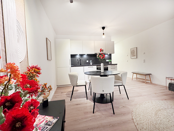 3-Zimmer-Wohnung mit Balkon und Einbauküche