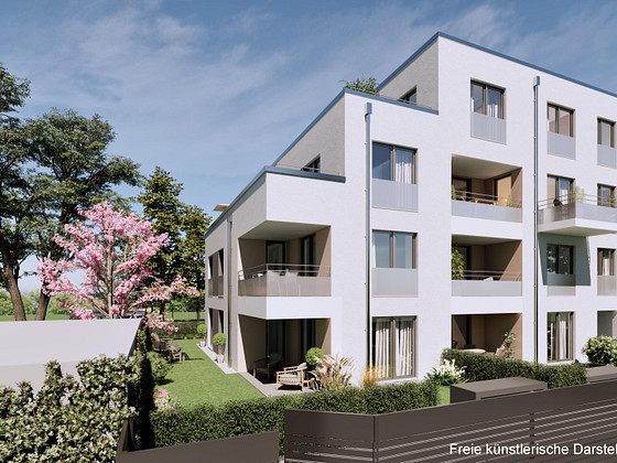Raum zum Leben: Neubau 3-Zimmer-Wohnung mit 2 Tageslicht-Bäder in Köln Müngersdorf