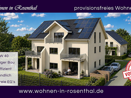 VORVERKAUF: 4 Zimmer Niedrigenergiewohnung mit Balkon -PROVISIONSFREI- in Berlin-Pankow-Rosenthal