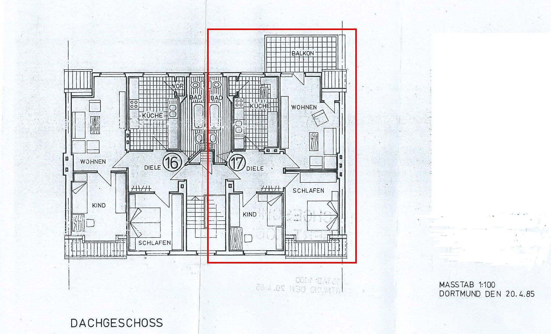Gut geschnittene Wohnung mit Dachterrasse im Kaiserstrassenviertel – Dortmund(Mitte) – Vorschaubild 8