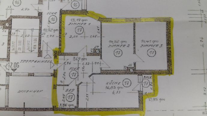 3 Zimmer Wohnung im ruhigen, sonnigen Hinterhaus an der Goethenlage im Vorderen Westen – Wilhelmshöher Allee 178, 34117 Hessen - Kassel(Kassel) – Vorschaubild 17