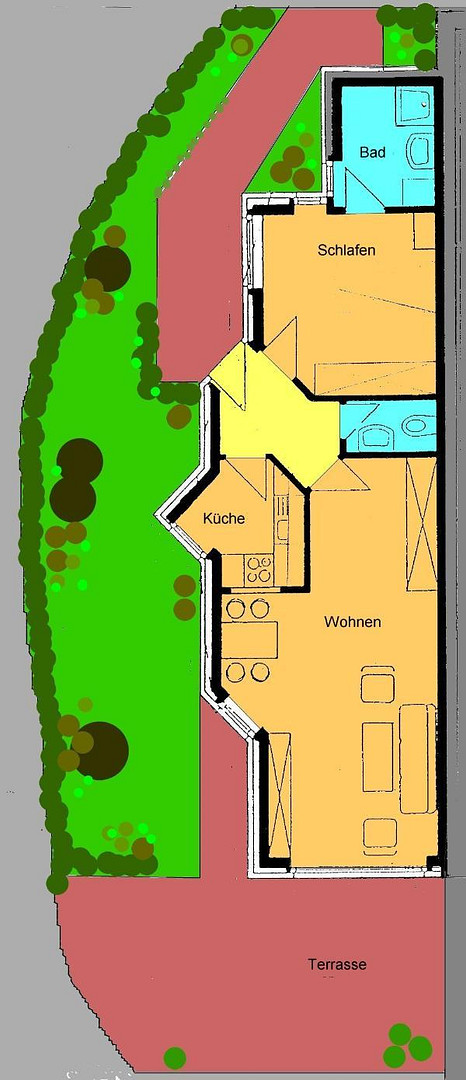 Exklusive, möblierte, ebenerdige Wohnung! Ruhige Toplage Münster-Nord-Wilkinghege – Papenbusch 50 A, 48159 Münster(Kinderhaus) – Vorschaubild 15