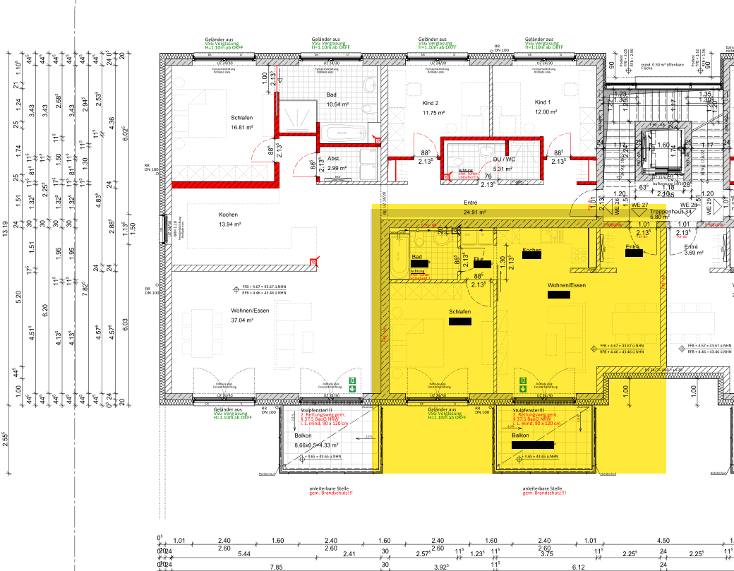 Wohnung im Bau, stadtnah im Hafenquartier Graf Bismark mit Balkon am Yachthafen/Kanal für 2 Personen – Johannes Rau Alle 34, 45889 Stadtteil Graf Bismark in Gelsenkirchen(Gelsenkirchen) – Vorschaubild 51