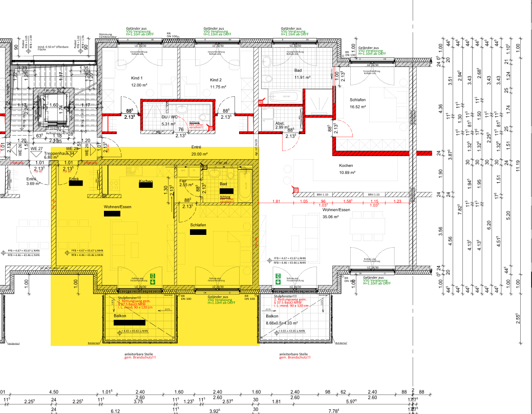 Wohnung im Bau, stadtnah im Hafenquartier Graf Bismark mit Balkon am Yachthafen/Kanal für 2 Personen – Johannes Rau Alle 34, 45889 Stadtteil Graf Bismark in Gelsenkirchen(Gelsenkirchen) – Vorschaubild 52