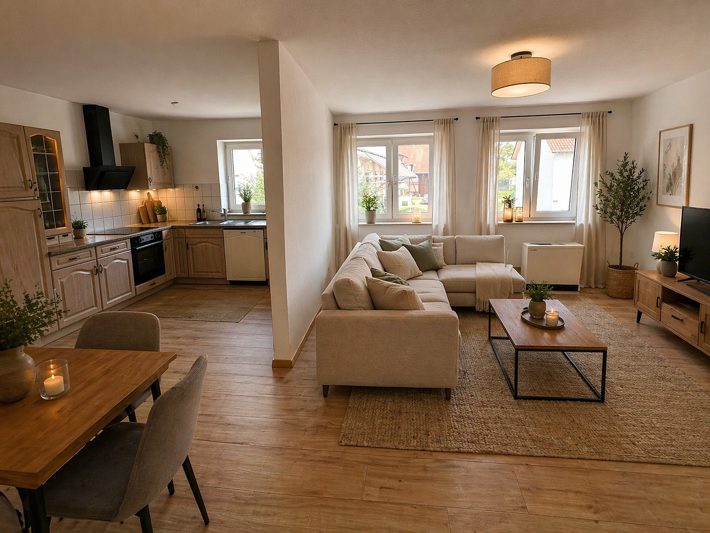 Schöne 4,5 Zimmer Wohnung mit Balkon in Krauchenwies/Ablach zu vermieten! (6) (ID-130) – Brunnenstr. 15/1, 72505 Krauchenwies-Ablach(Ablach) – Vorschaubild 3
