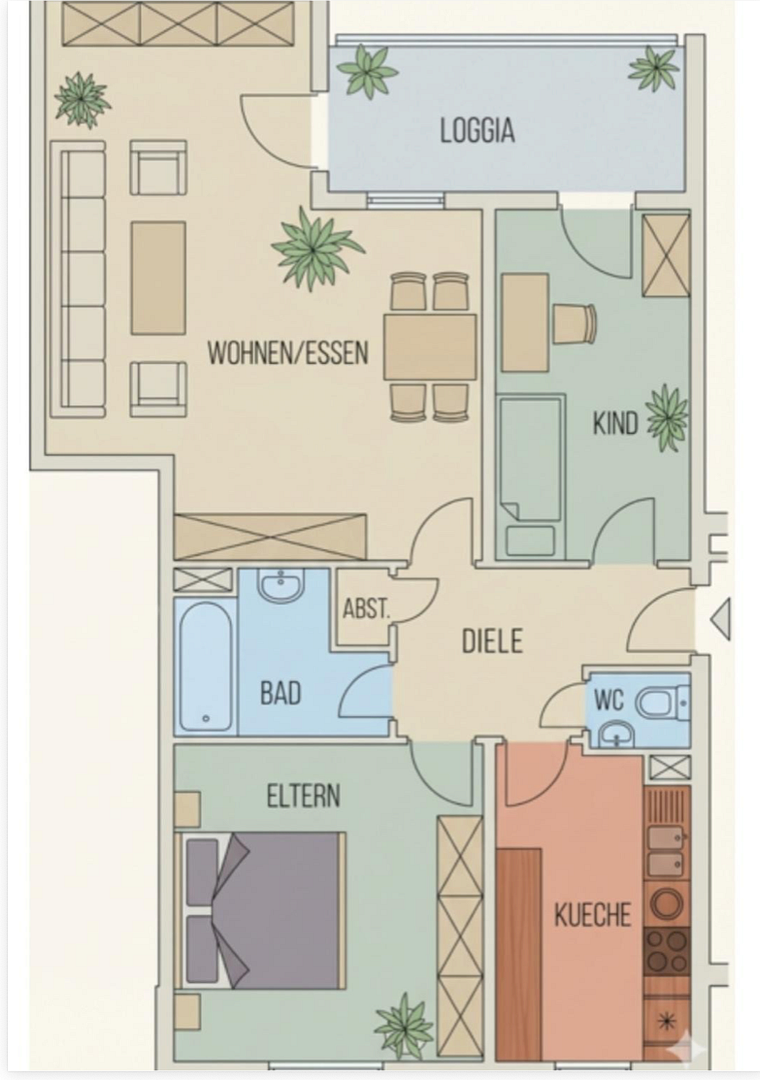 Wunderschöne ruhige Wohnung direkt in der Nähe vom See und Naturschutzgebiet – Schmitzstr. 5, 68219 Mannheim(Rheinau) – Vorschaubild 13