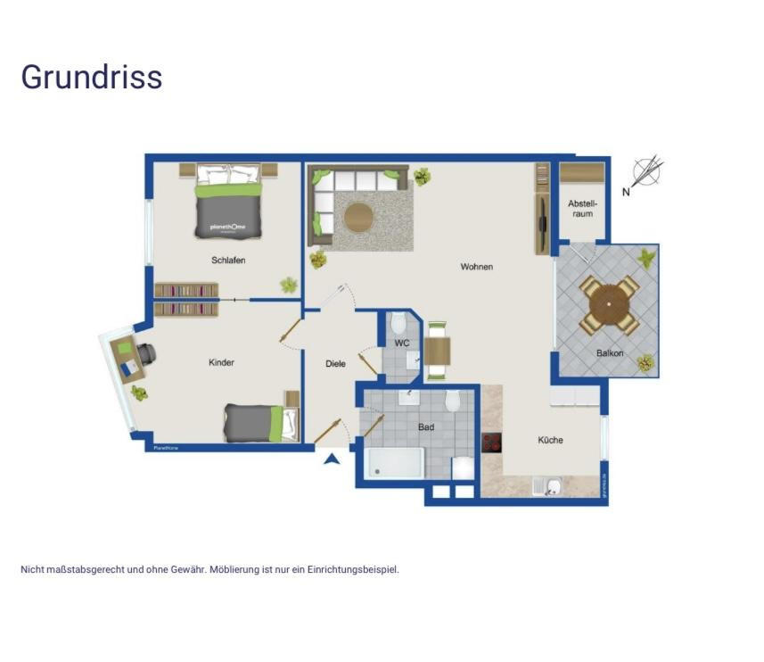 D-Gerresheim: Modernisierte 3 Zi. Wohnung mit großem Süd-Balkon und Aufzug in gefragter Lage – Düsseldorf(Gerresheim) – Vorschaubild 16
