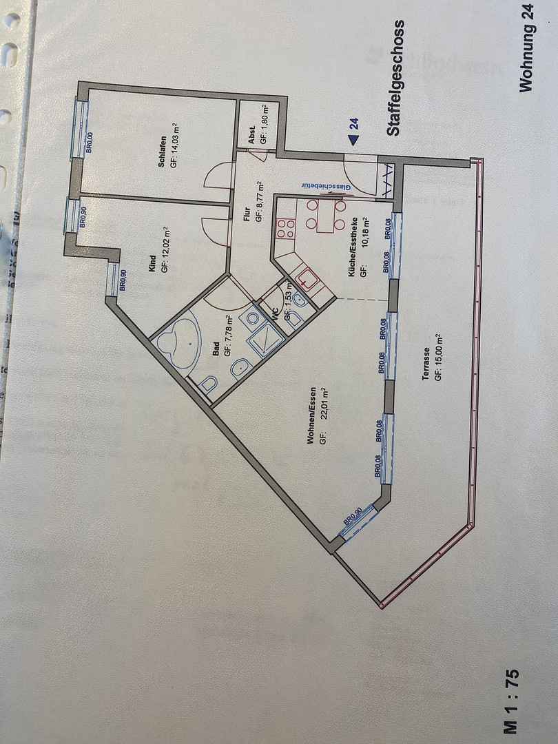 Sonnige Penthousewohnung mit Küche - 3 ZKB mit Terrasse, Keller und 2 x Stellplatz – Renettenstr. 2, 60435 Frankfurt(Preungesheim) – Vorschaubild 49