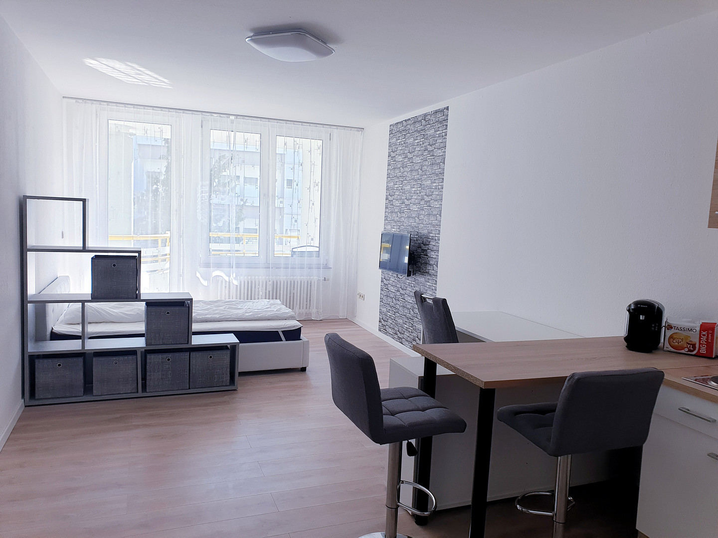 Hochwertiges Apartment vollmöbliert mit TG Stellplatz und großem Balkon ab Juli verfügbar – Im Eichwald 18, 69126 Heidelberg(Boxberg) – Vorschaubild 4