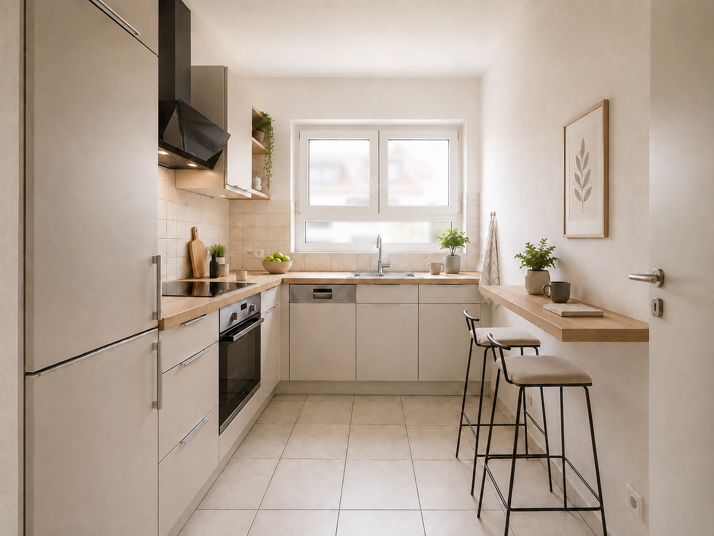 Sonnige 2-Zimmer-Wohnung vor Freiburg | Südwest-Balkon | Tageslichtbad | sofort bezugsfrei – 79232 March(Holzhausen) – Vorschaubild 4