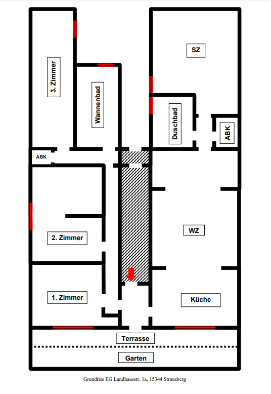 Die besondere Gelegenheit, Atelierwohnung in Villenlage, modernisiert, 2 Bäder – Landhausstr. 1a, 15344 Strausberg – Vorschaubild 18