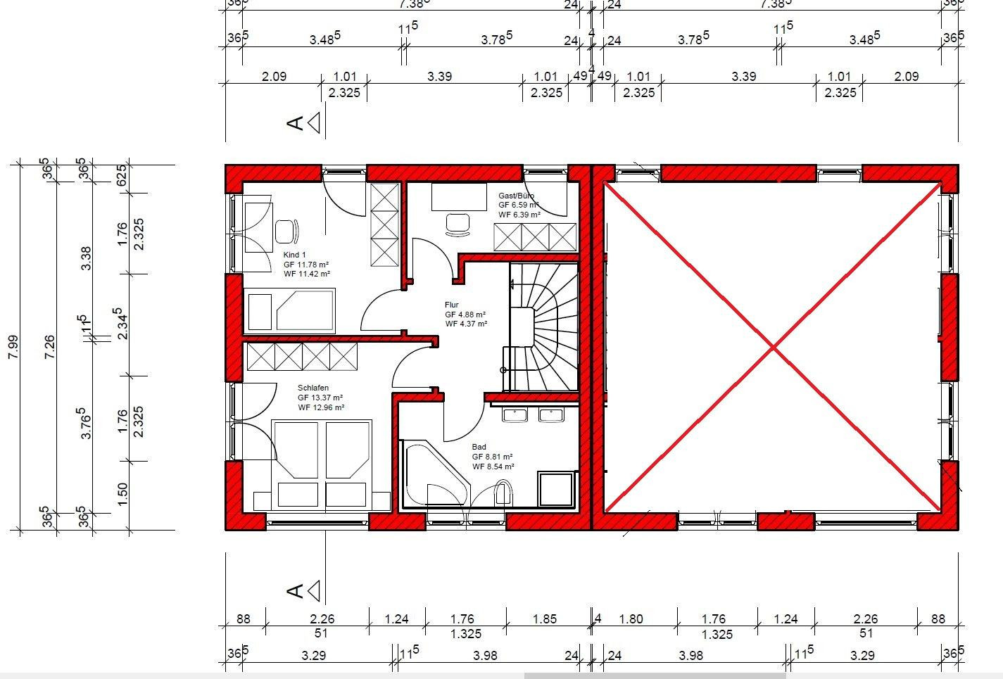 Moderne sparsame  Doppelhaushälfte mit 4 Schlafzimmer und Keller – Jettingen-Scheppach(Scheppach) – Vorschaubild 42