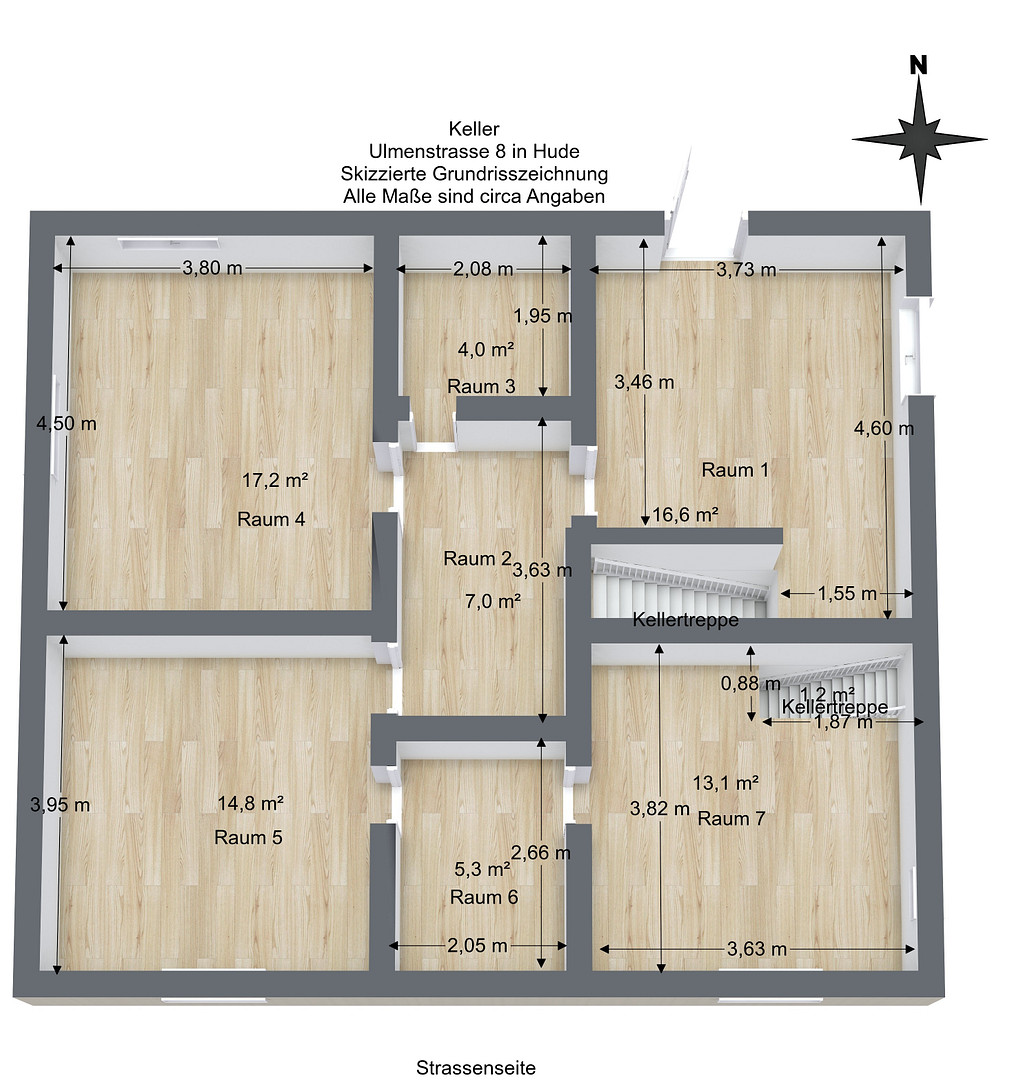 Mehrfamilien Haus in Hude / 2 Wohnungen mit 75m² und 114m² - ohne Makler – Ulmenstr. 8, 27798 Hude(Hude (Oldenburg)) – Vorschaubild 28